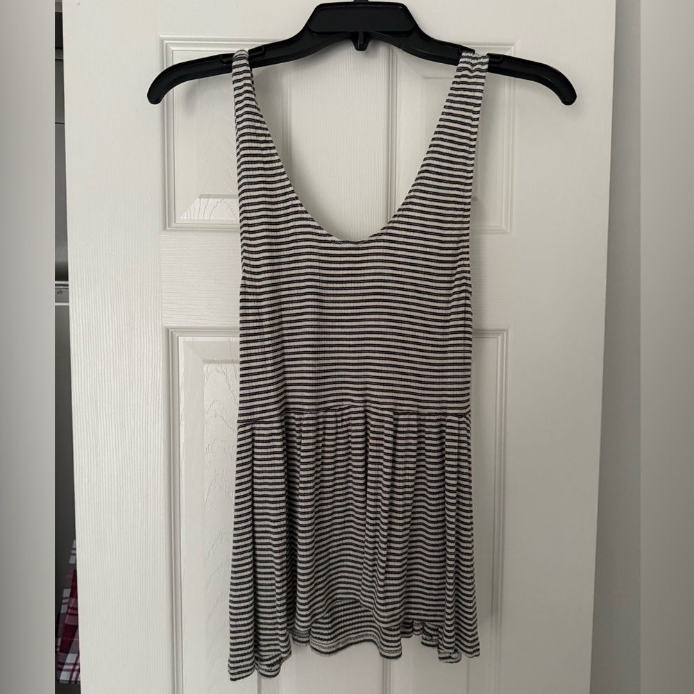 Striped Sleeveless Top